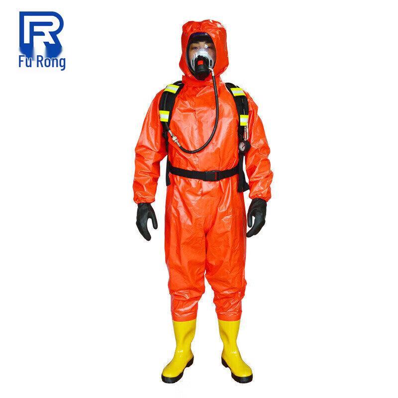 Fully Enclosed Heavy-Duty Chemical Protective Suit