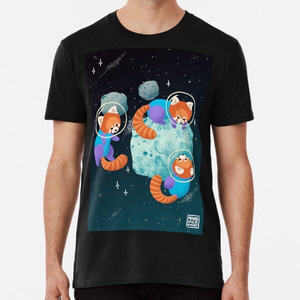 

Red Space Pandas T-Shirt S-5XL Best T-Shirt 2XL