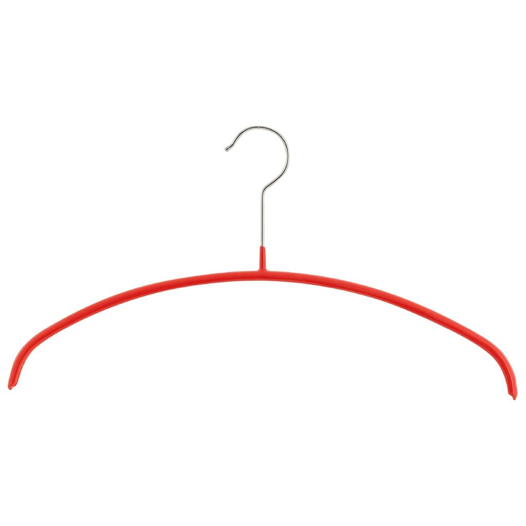 MAWA Economic 36 Hangers of Round Ideal for and Rotating X X [Set 10, Red] Slim, Thin, Space-Saving, Non-Slip Coating, Hangers, Knits, Shirts,