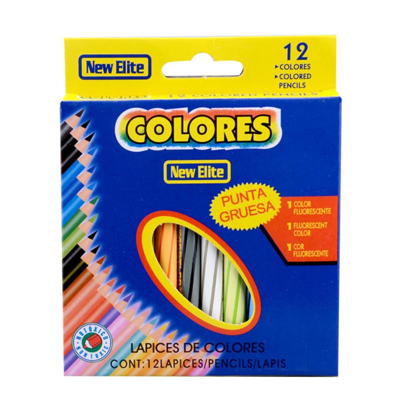 

12 кольорів/коробка Міні-кольорові олівці Попередньо заточені для малювання Художники Шкільне приладдя