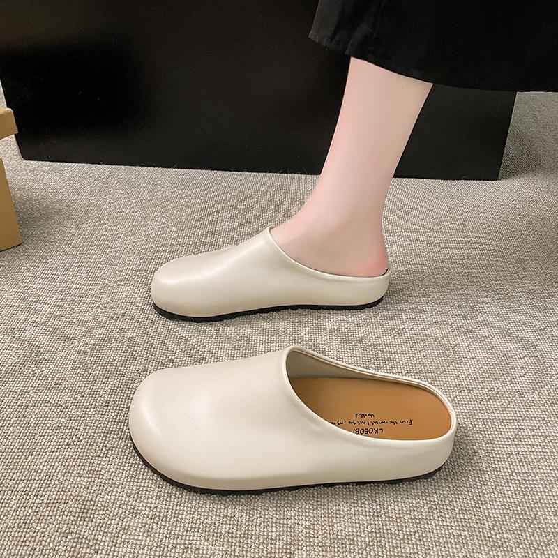 Fashion CRLAYDK Slides for Women Closed Toe Outdoor Indoor Slip On Mule Lightweight Easy Clean Uppers Comfort Casual Slippers Loafers