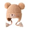 Warm Material Baby Hat Cute Design Ear Protection Hat Children's Woolen Hat  Autumn Season
