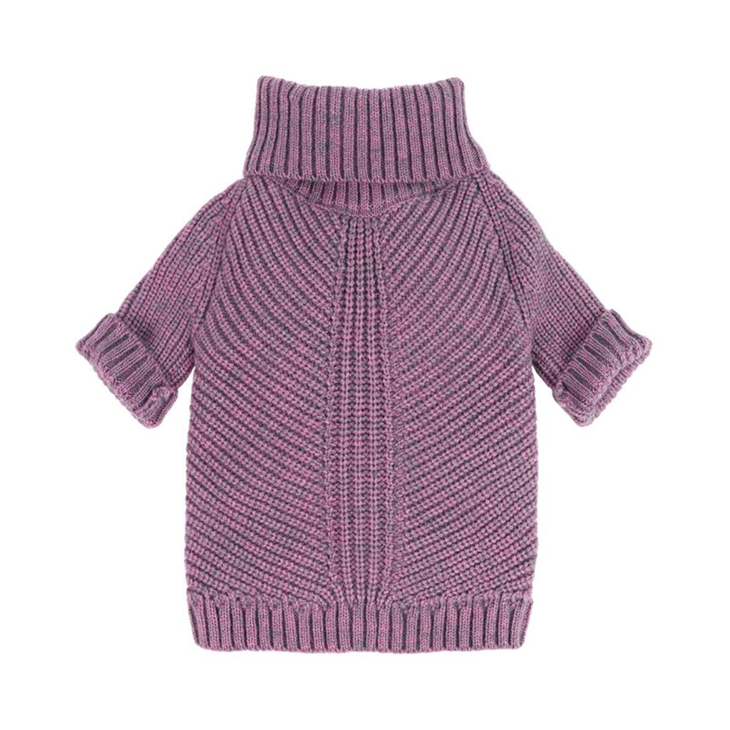 Turtleneck Dog Pullover Sweater for Medium Dogs to Large Dogs Windproof Cardigan Thick Coat for Winter Outdoor