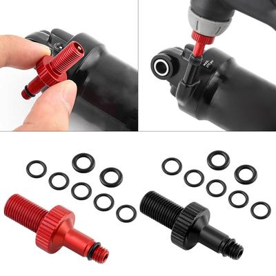 Adapter zaworu amortyzatora tylnego roweru pneumatycznego Adapter zaworu amortyzatora tylnego roweru górskiego Narzędzie do naprawy amortyzatorów tylnych