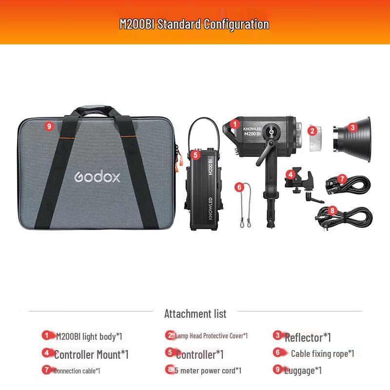 Godox M200Bi LED Continuous Video Light
