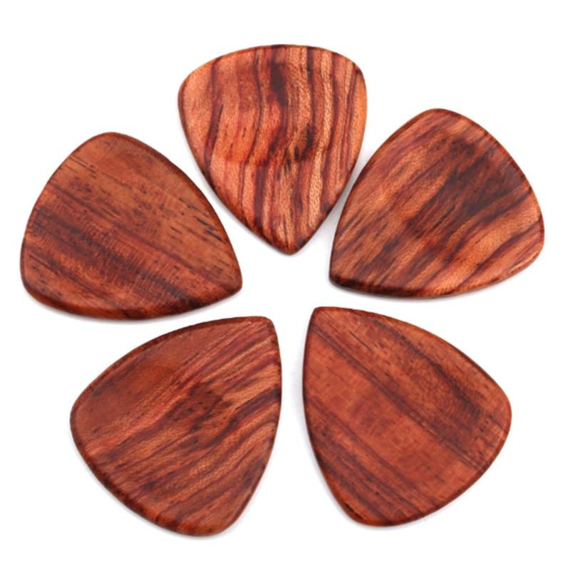 Handcrafted Acoustic Guitar Bass Pick Plectrums Wooden Electric Guitar Pick