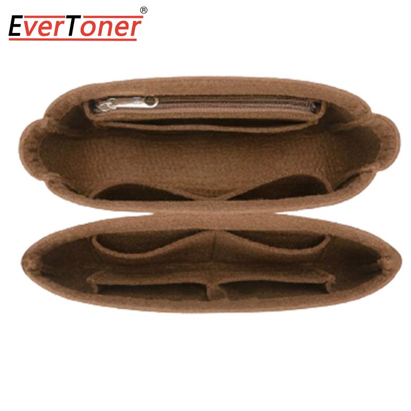 EverToner Filz-Einsatztasche Passt für POCHETTE MÉTIS Tasche Aufbewahrung Kosmetik Tragbar Reise-Einsatz-Organizer Filz Make-up-Tasche