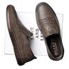 Hy [Genuine Leather Cowhide] Leather Shoes Men's Genuine Leather New Men's Casual Shoes Hand-stitched Soft Sole Non-slip Dad