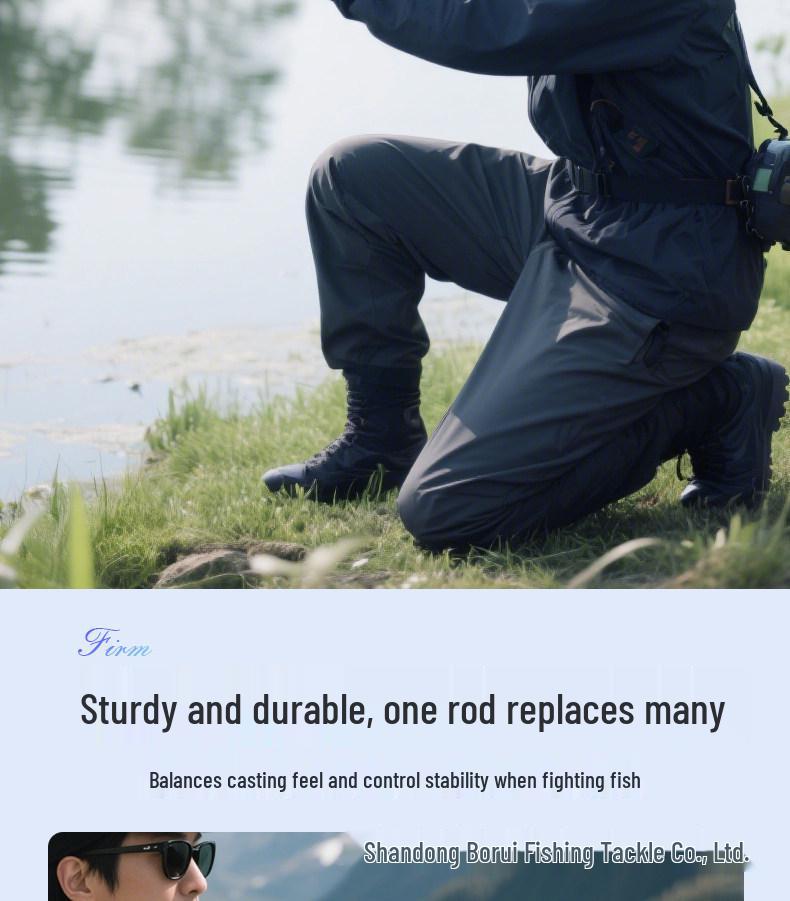 Black Bass Lure Casting Rod Set - Beginner Sea & Long Cast Rod for Asp