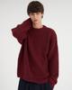 TENER Tn Hairy Texture Loose Fit Knit Red