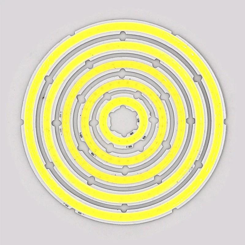 Annual Shape LED COB Angel Eyes DC 12V 24V 25mm-110mm 2.5W-12W COB Chip on Aluminum Board Ring LED Cold Warm White Light Source