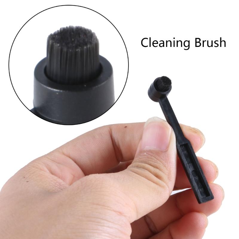 Stylus Brush Precise Turntable Needle Cleaner Brush for Audiophiles Record Player Stylus Cleaning Brush