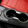 1 Piece Gear Shift Panel Interior Center Gear Shift Panel Carbon Fiber For Ford Mustang 2015-