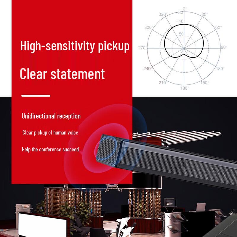 

Runpu RP-YXD810 Wired Conference Gooseneck Condenser Microphone (CN version)