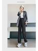 Women's High-Waist Wide-Leg Black Pants for Spring & Summer