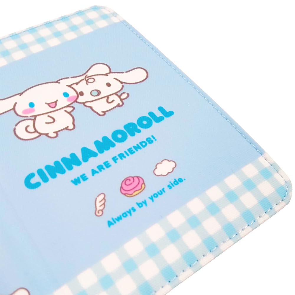 SANRIO Characters Passport Cute Kitty and Holds Two Convenient Multiple Cinnamon Cover, Characters, Friends, Tickets, Storage, Pockets,