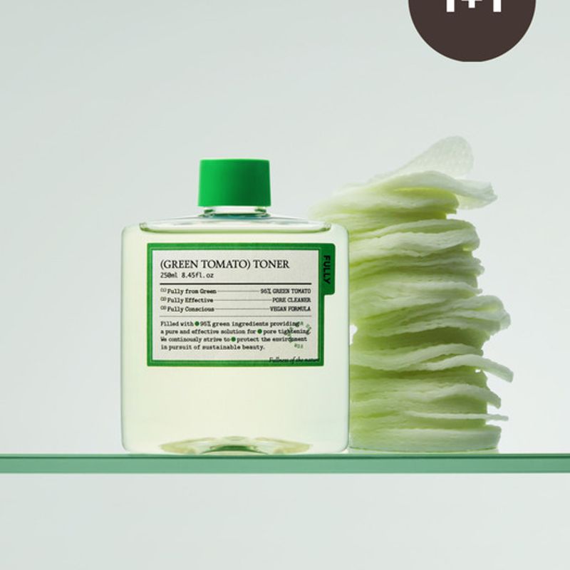 

FULLY [Set of 2] Vegan Green Tomato Toner 250ml Green Tomato Toner 1+1