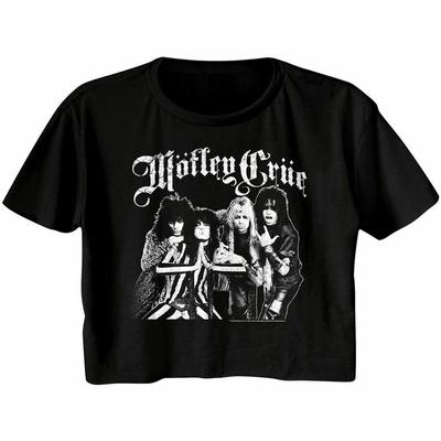 Motley Crue Crue Crew Ladies Festival Cali Crop Unisex T-shirts