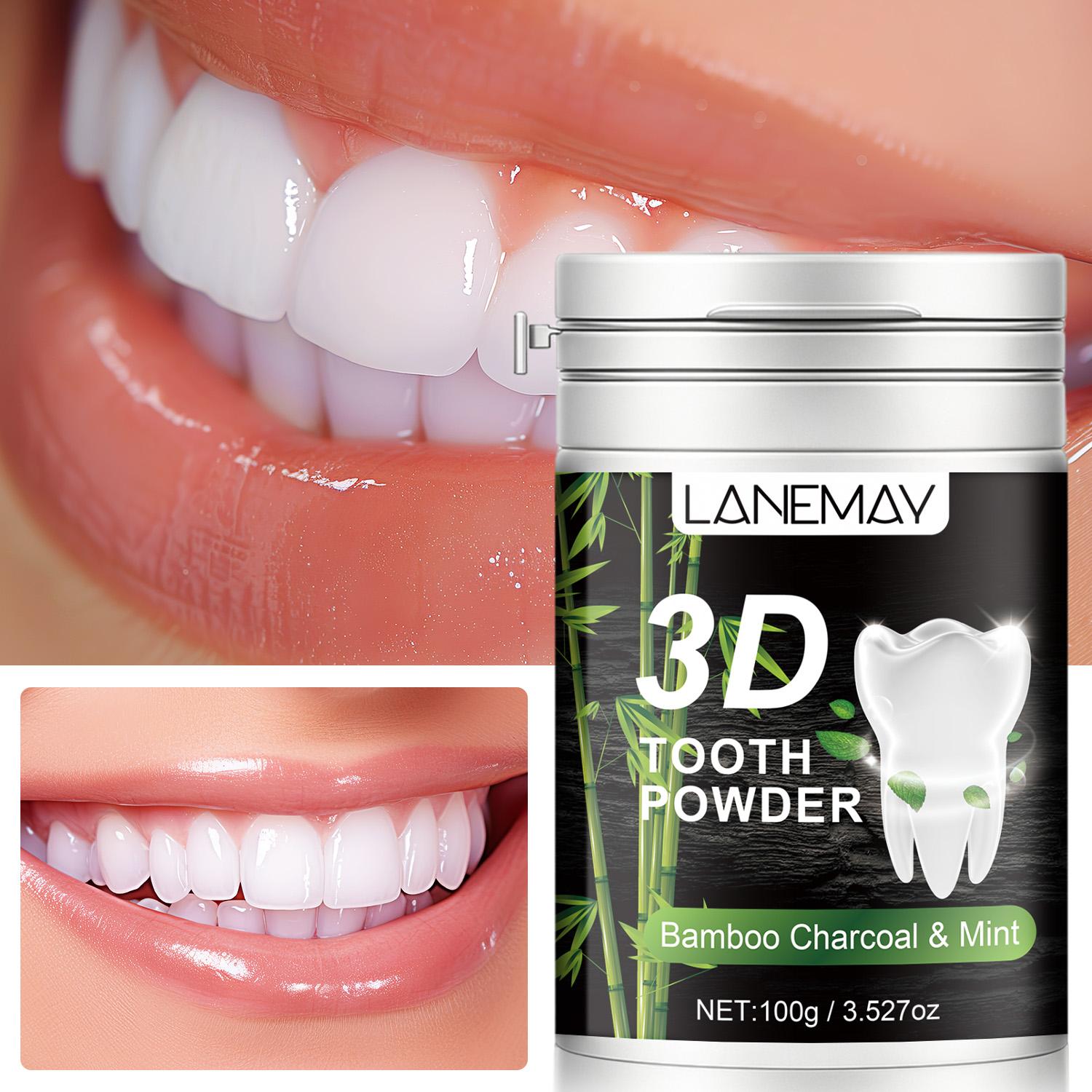 

3D Tooth Powder-Deep Cleaning And Fresh Breath With Mint Flavor-100g