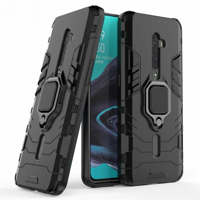 For Oppo Reno 2 Case Reno 4 5 6 4Z 7Z 5G Armor Magnetic Suction Stand Full Edge Cover For Oppo Reno 2 Cover Case For Oppo Reno 2