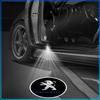2pcs HD Led Welcome Light Car Door Projector Lamps Car Accessories For Peugeot 107 108 206 207 208 301 307 308 405 406 407 408 508 807 2008 3008 4008