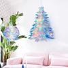 Snowflakes Colorful Neon Film Hanging Balls Christmas Ornaments Home Decor Holographic Snow Ball