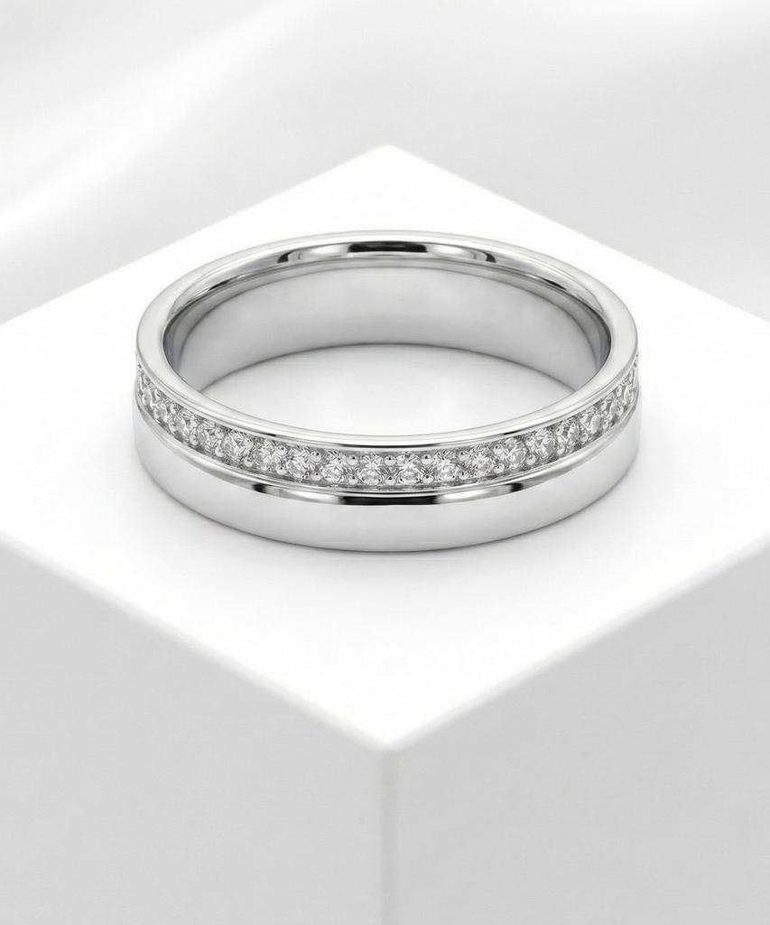 Helene Jewelry 925 Silver Flat Face Cubic Ring (Type D)