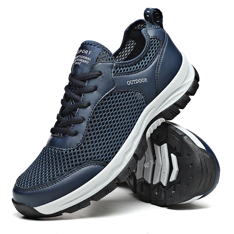 

Мужские кроссовки Мужская обувь Повседневная сетчатая дышащая мужская обувь Тренажерный зал Спортивная обувь для бега для мужчин Обувь Уличная одежда для мужчин Уличная повседневная обувь 41 синий