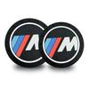 XUREI1 E46 B3 For BMW 2Pcs Car Cup Coaster Waterproof Non-Slip Water Cup Pad Holders Car Interior Accessories For BMW E46 E90 E60 F10 F