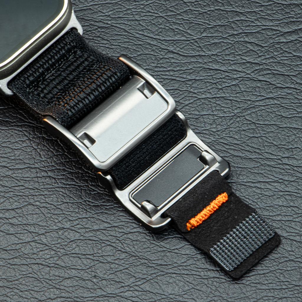 Fibbia magnetica per cinturino Apple Watch Ultra 2 49mm 46mm 45mm 44mm 41 42mm cinturino sportivo in nylon adatto per iWatch S109876543se2