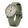 Jubiläums-Limitierte Uhr Smile Solar x CAPTAIN STAG 50th Uhr Grün 36mm (50. Ausgabe) Q&Q U-1440