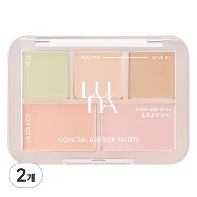 Palette Concealer Blender Concealer 6g, No. 1 Copertura Trasparente, 2 pz.