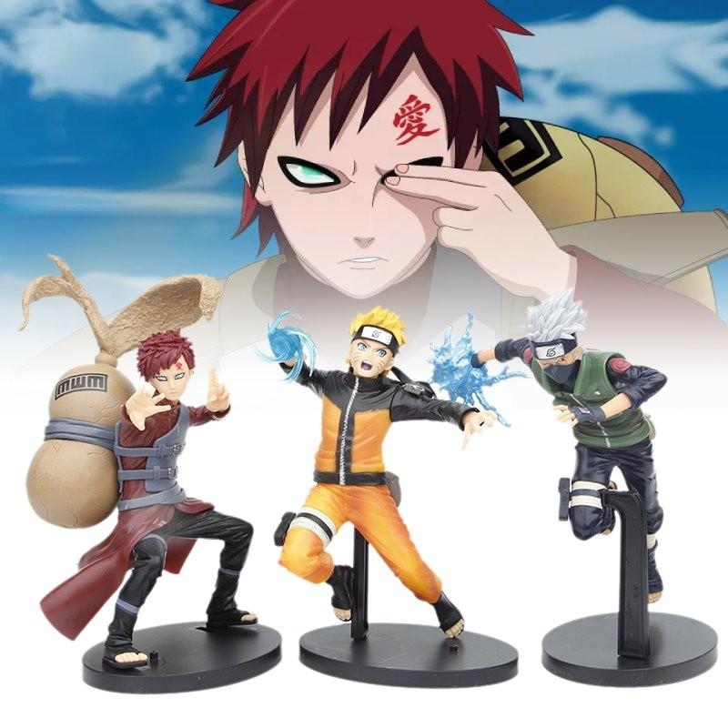 Naruto Action Figure Gaara Kakashi Collectible Statue Pvc Figurine 20cm Anime Decor