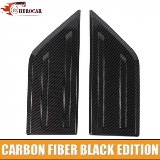 Exterior Front Bumper Corner Cover Trim Bezels For Ford F150 + Carbon Fiber