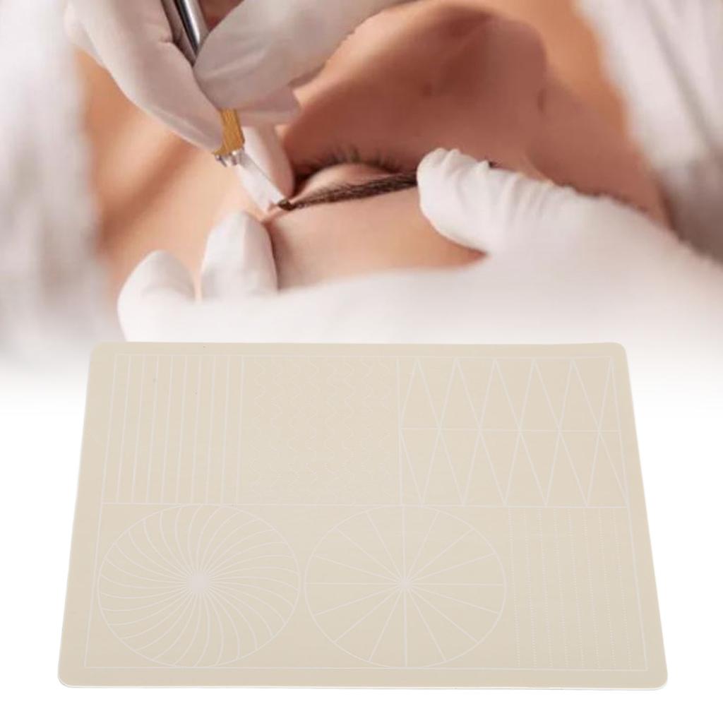 10PCS Microblading Practice Skin Semi Permanent Rubber Pmu Inkless Tattoo Practice Skin