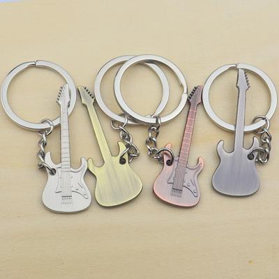 Taschenanhänger Vintage Geige Schlüsselanhänger Metall Musikinstrument Anhänger Gitarre Schlüsselanhänger für Männer Frauen