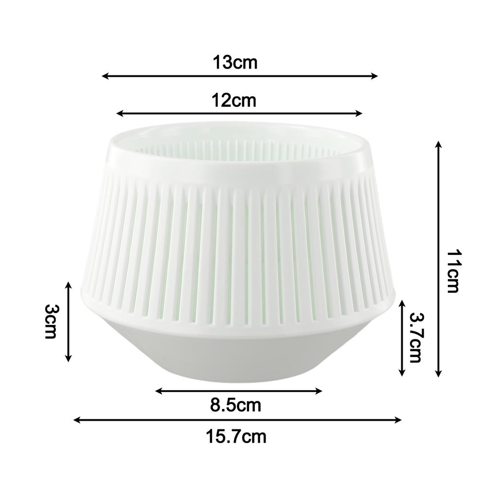 Decorative Cachepot For Orchids Cachepot Airflow Flower Pot 360 Ventilation Holes Dual-Layer Design Enhanced Air Circulation