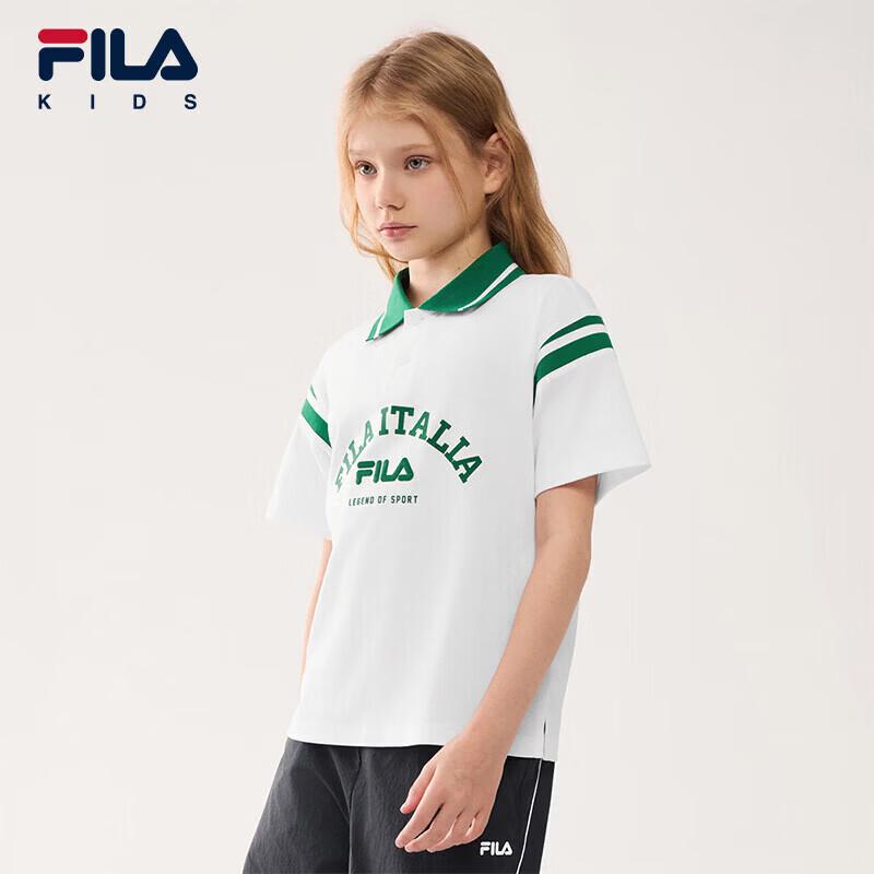 FILA Girls  Summer 2026 Short Sleeve Polo T-shirt 150