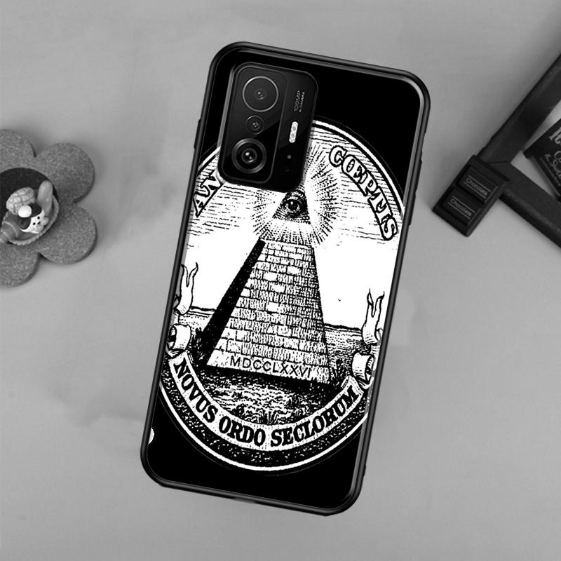 Illuminati Eye Occult Pyramid Case For Xiaomi POCO X7 X6 Pro X3 X5 M6 F3 F5 F6 Pro 11T 12T 13T 14T Pro 13 14 Ultra Cover