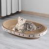Corrugated Cat Scratcher Cat Scrapers Round Oval Grinding Claw Toys for Cats Wear-Resistant Cat Bed Nest Cat Accessories