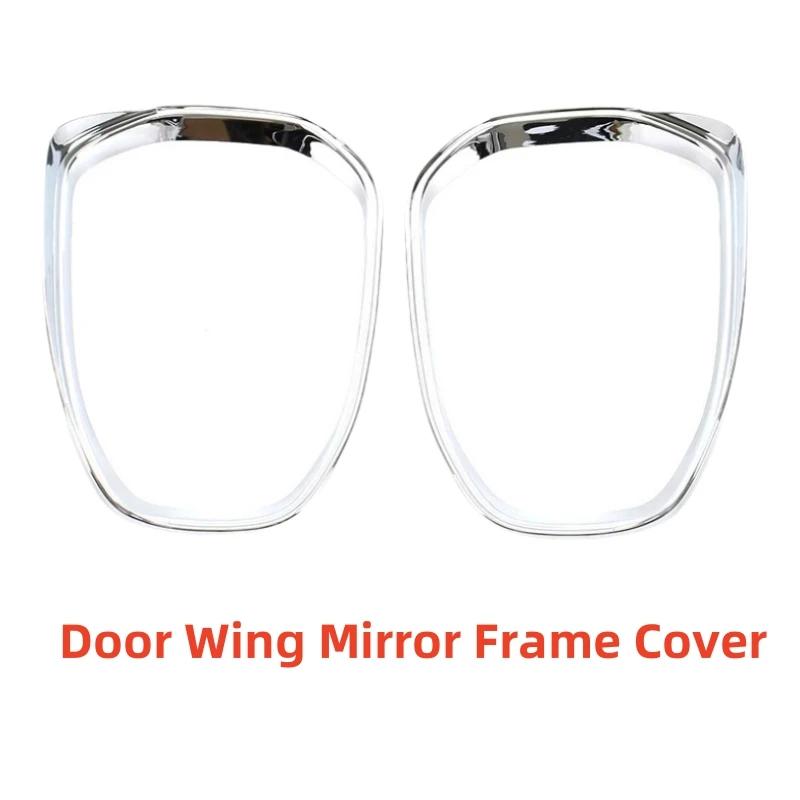 

Car Rearview Accessories Carbon Fiber Silver Side Mirror Cover Door Wing Mirror Frame Covers For Toyota Prius 60 2024 2025 Silver Mirror Frame