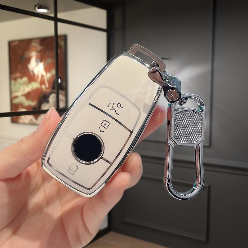 Shell Keychain Tpu Car Smart Key Cover Case For Mercedes Benz Cle W205 W213 W222 X167 W177 A C E S G Class Glc Cla Glb 200