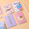 Lot de 4 Mini Carnets Mignons Dessins Animés 64K pour Enfants Étudiants Papier Lisse Portable Stylo Lisse Journal Prix Scolaires Et Cadeaux de Fête