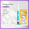 Rechargeable Electric Toothbrush for Kids: Soft Bristles, Waterproof, Automatic, Cartoon Design, Safe for Baby Teeth