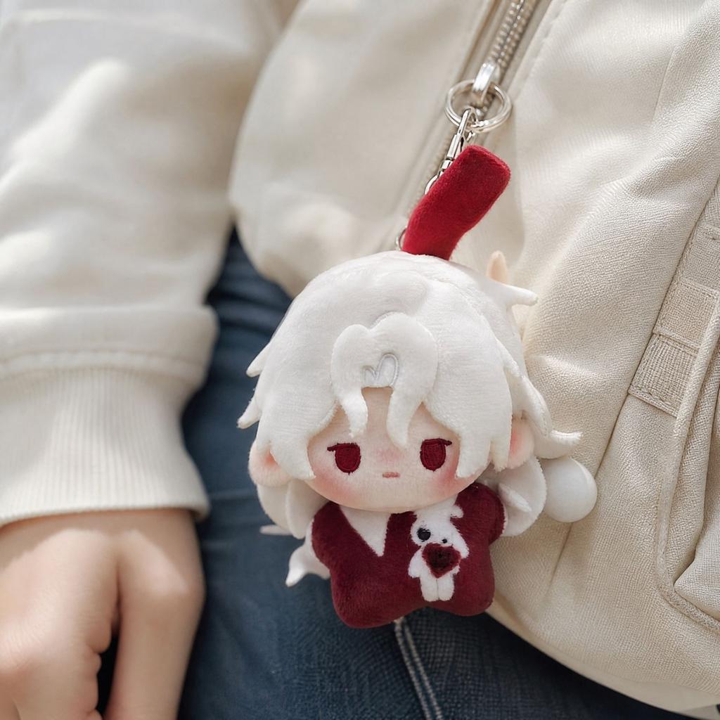 Soft Plush Keychain Charm, Cute Collectible Plush Pendant for Bags and Backpacks