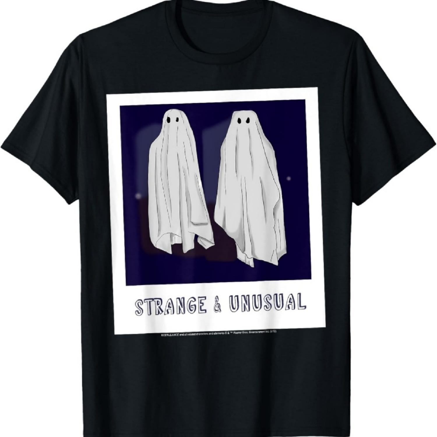 Футболка Beetlejuice Ghost Polaroid Strange & Unusual XXXXXL чёрный