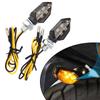 2PCS LED Turn Signal Light Super Bright Motorcycle Lampe Mini Universal Led Motorbike Amber Blinker LED Indicators Light