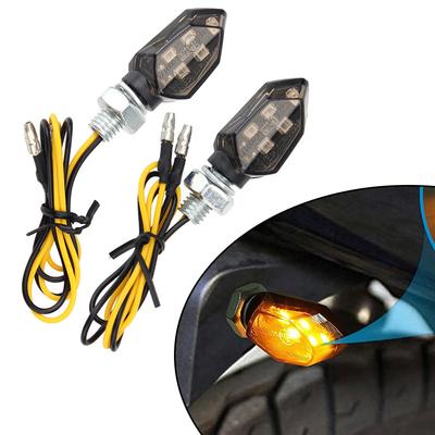 2PCS LED Turn Signal Light Super Bright Motorcycle Lampe Mini Universal Led Motorbike Amber Blinker LED Indicators Light