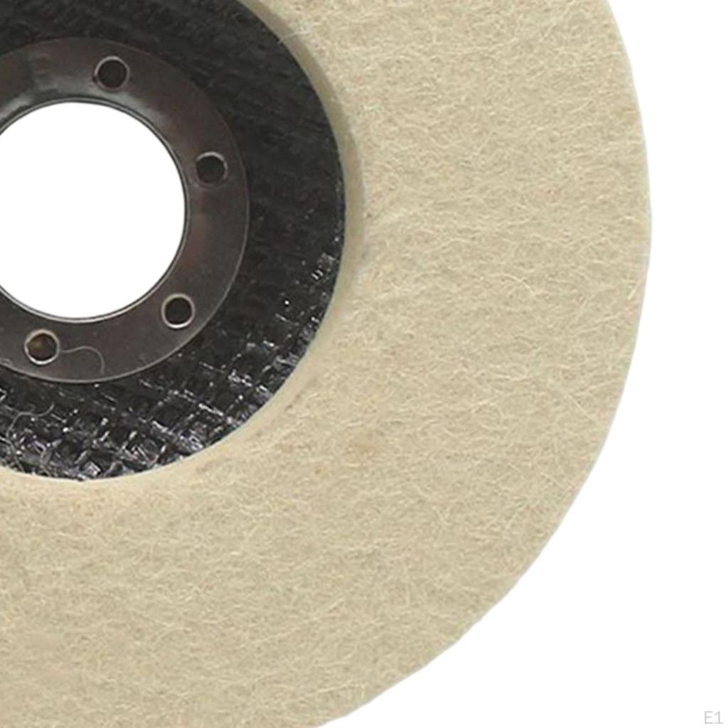 Felt Buffing Disc for Polishing, Round Pad Designed Metal and Glass Use