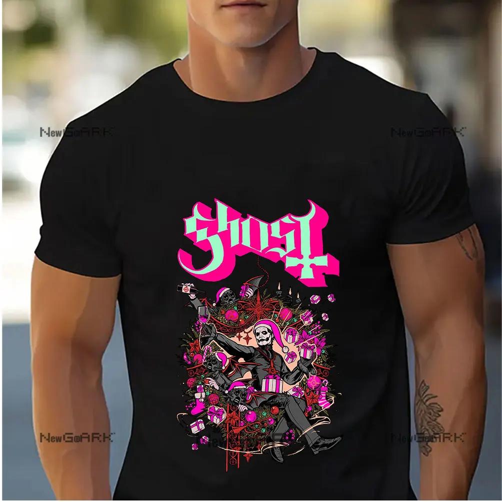 Unisex and WoUnisex's Vintage Anime Graphic T-shirt, Pop  Character Shirt, Ghost Band, Printed, Street Clothing, Fashion, 1T